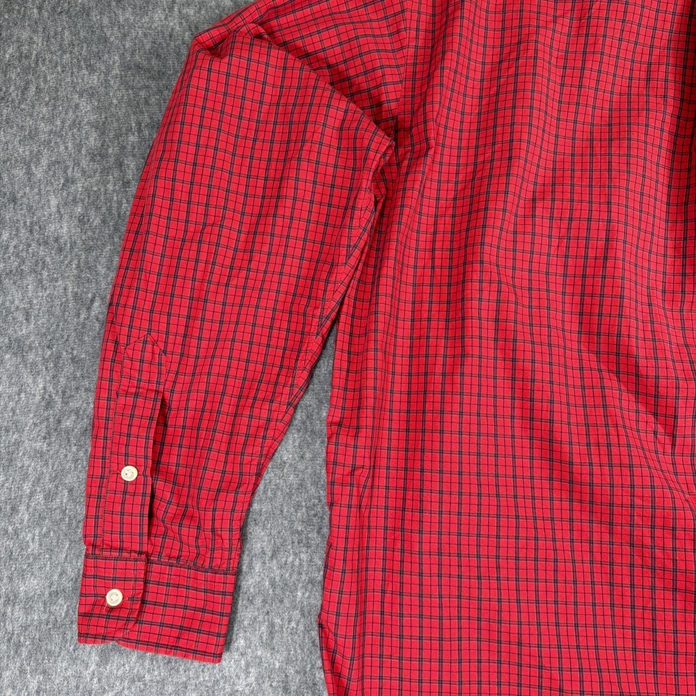 Ralph Lauren Polo Blake Shirt Men's L Button Down Long Sleeve Red Check - Picture 5 of 8